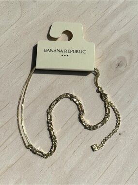 Banana Republic Gold-Tone Chain Necklace